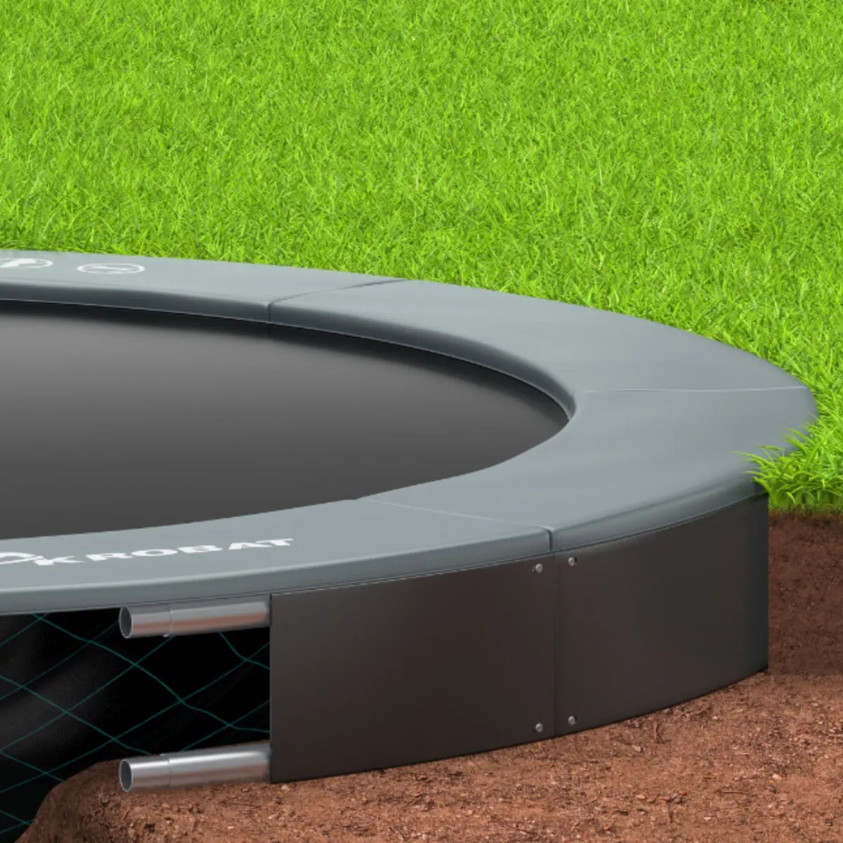 Akrobat - Orbit Flat Trampoline - Round