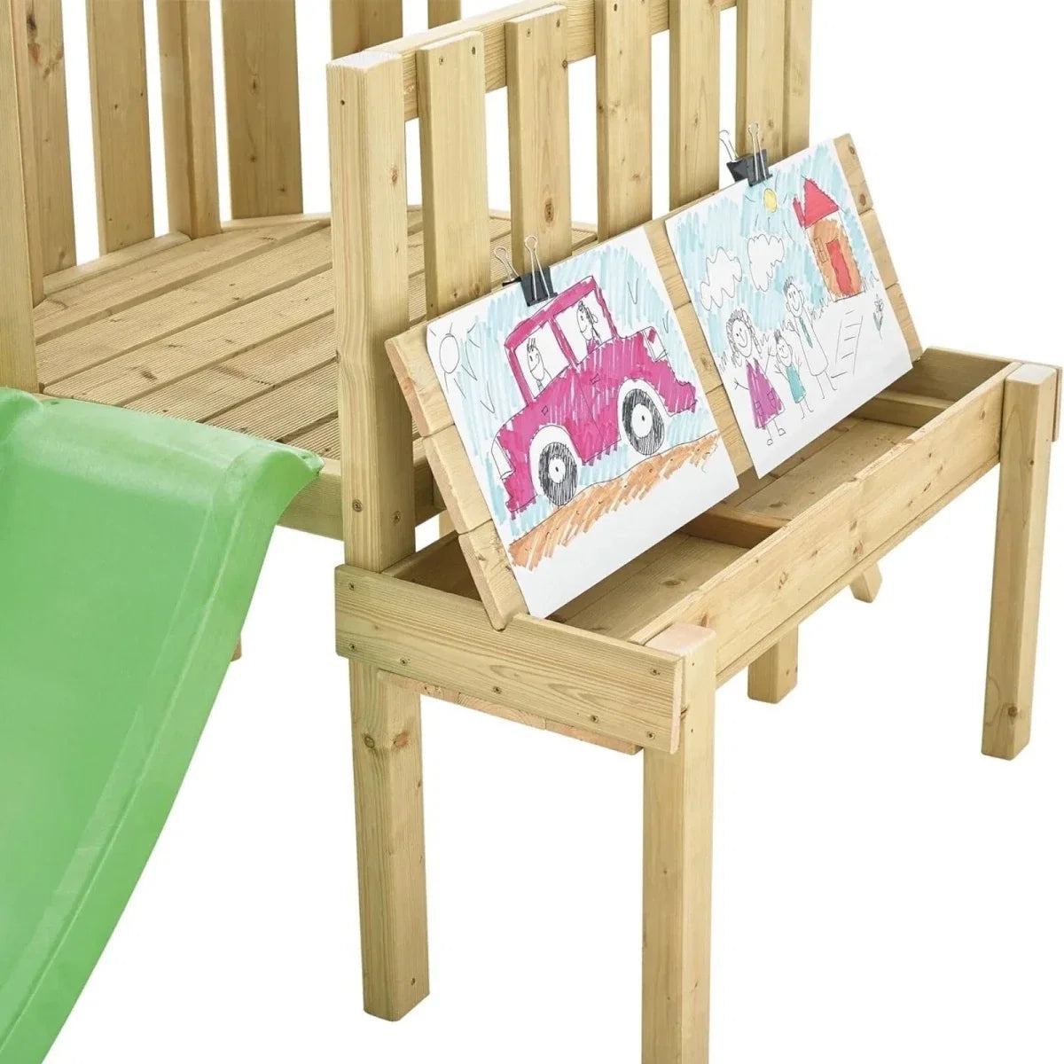 TP Forest Wooden Climbing Frame with Slide