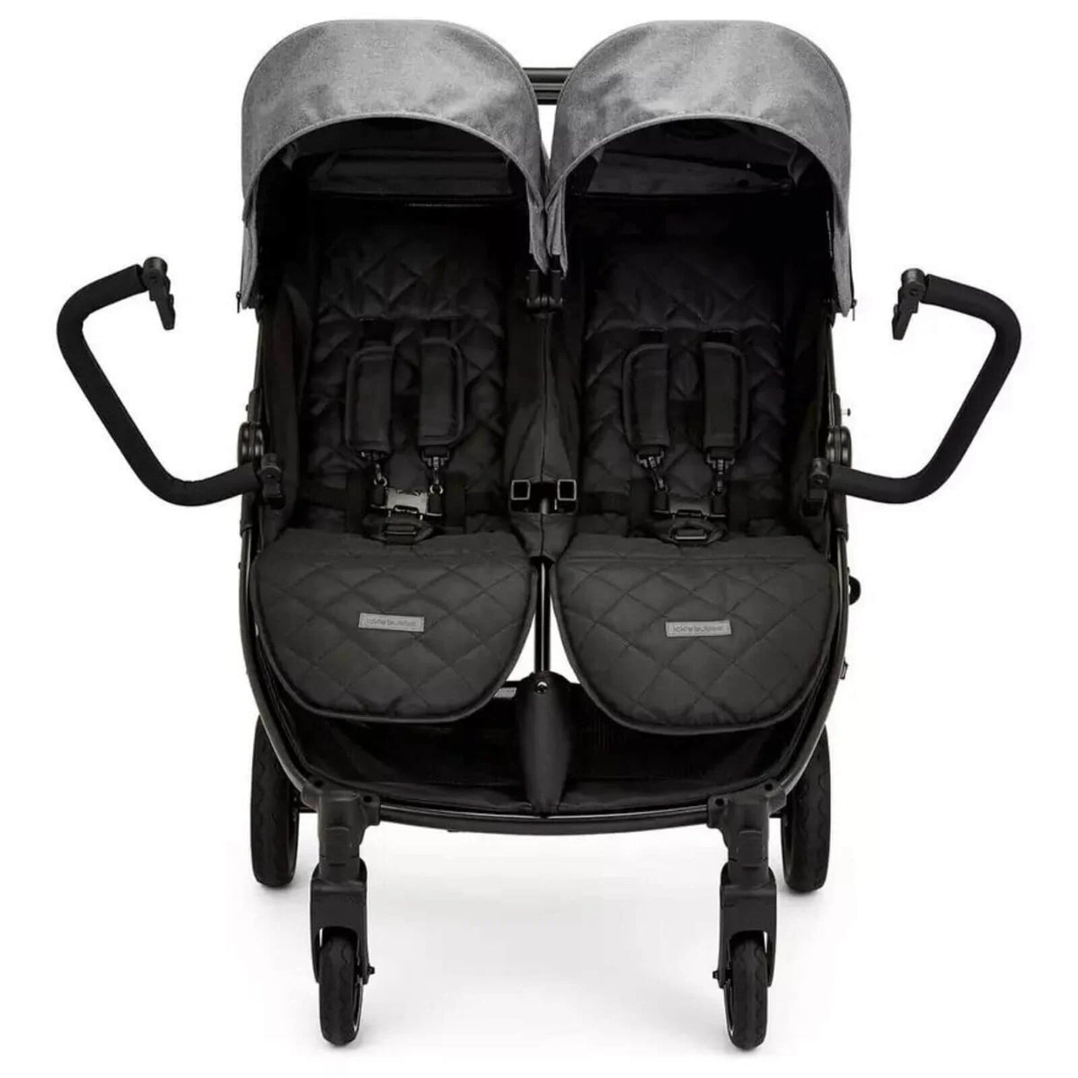 Ickle Bubba Venus Max Double Stroller - Space Grey