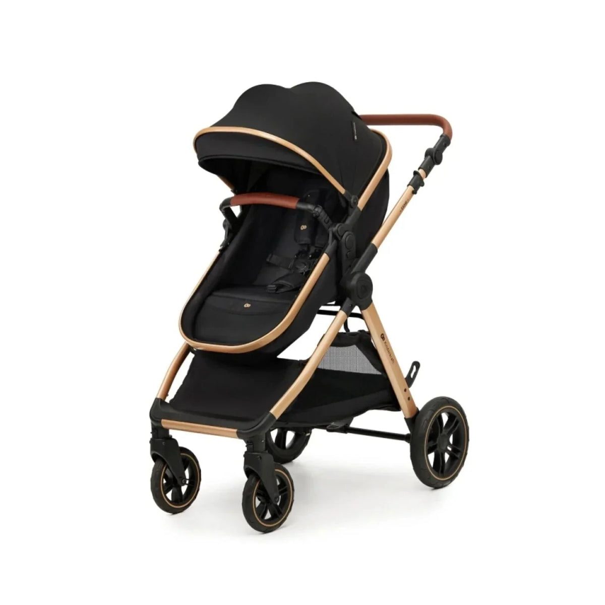 Kinderkraft Esme Pro 3-in-1 Travel System with Mink Pro Car Seat - Pure Black