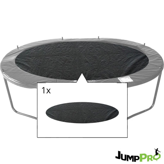 8ft JumpPRO® Black Round Trampoline Bed Cover