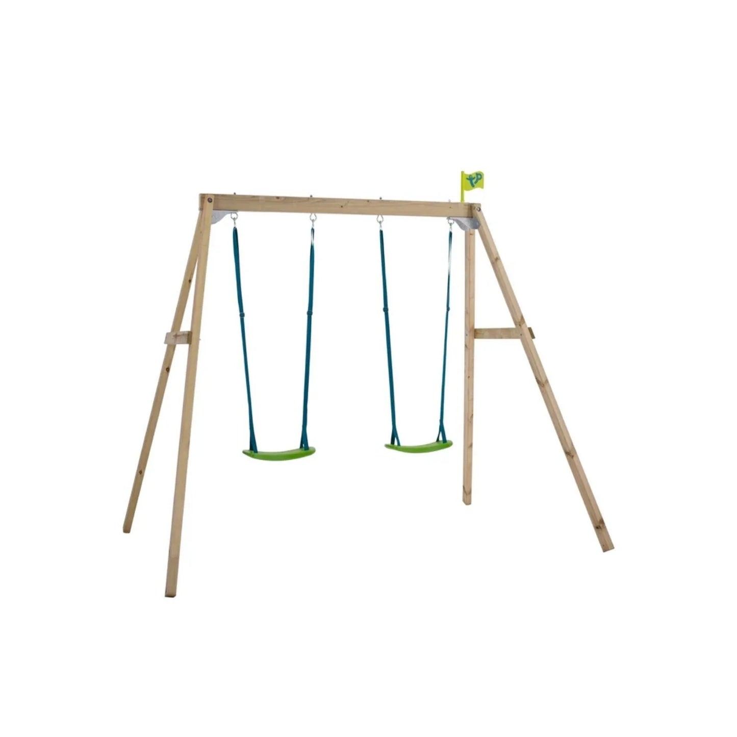 TP Forest Wooden Double Swing Set