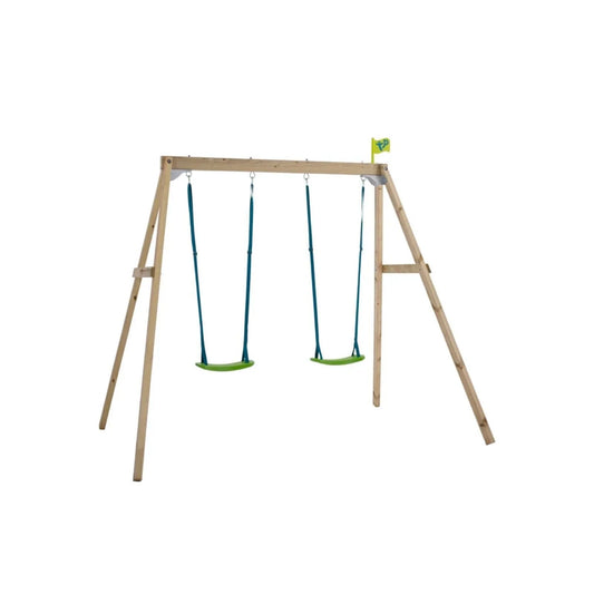 TP Forest Wooden Double Swing Set