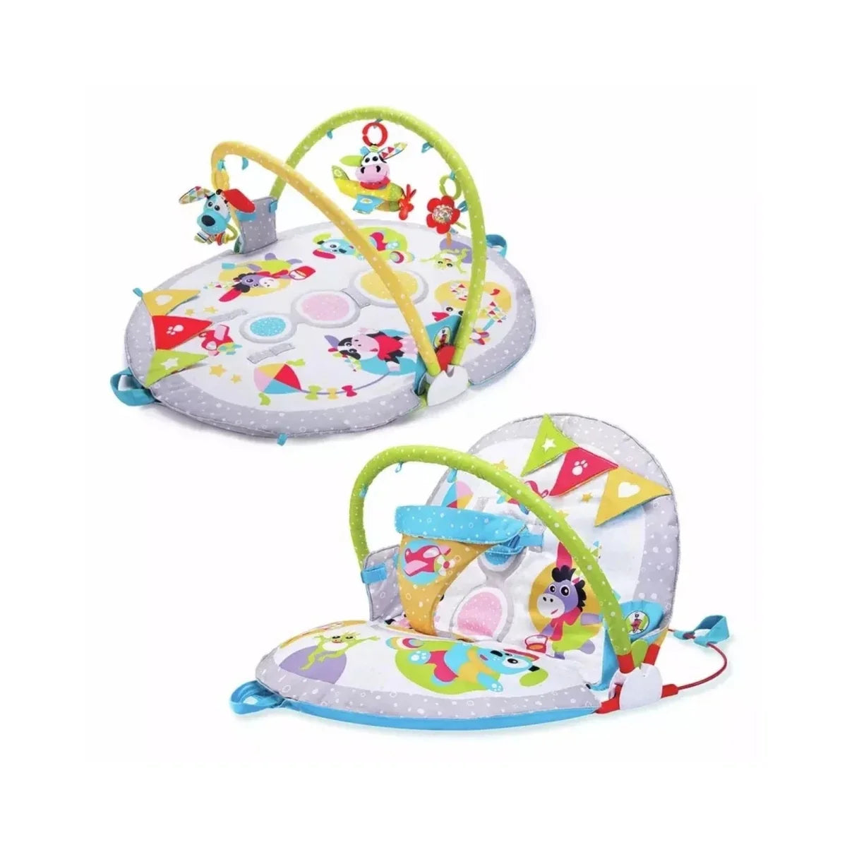 Yookidoo Baby Gym Lay to Sit-Up Playmat