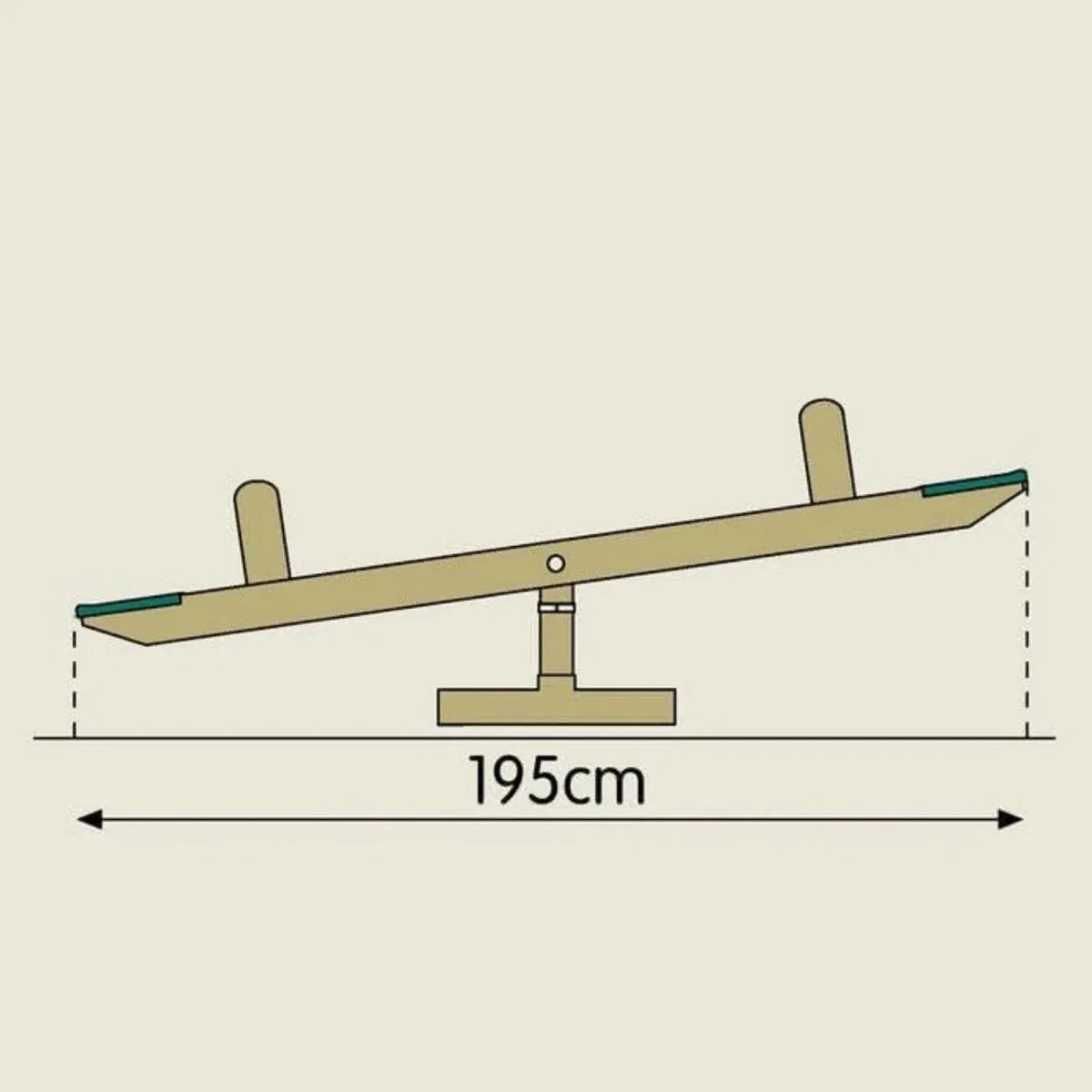 TP Forest Wooden Seesaw