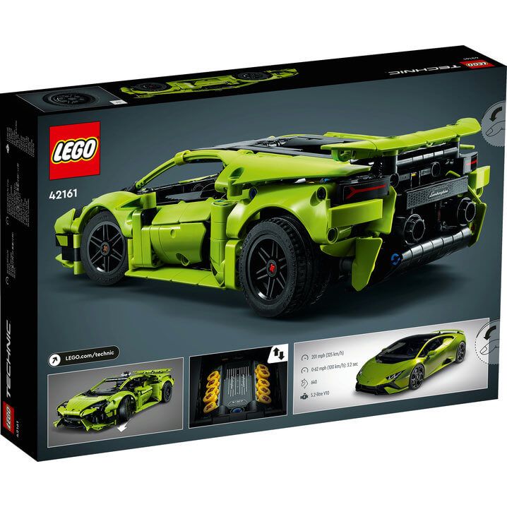Lego Technic 42161 Lamborghini Huracán Tecnica Model for Ages 9 and Up