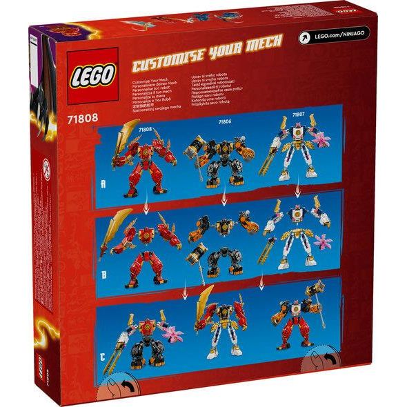Lego Ninjago 71808 Kai's Elemental Fire Mech Playset for Ages 7 and Up
