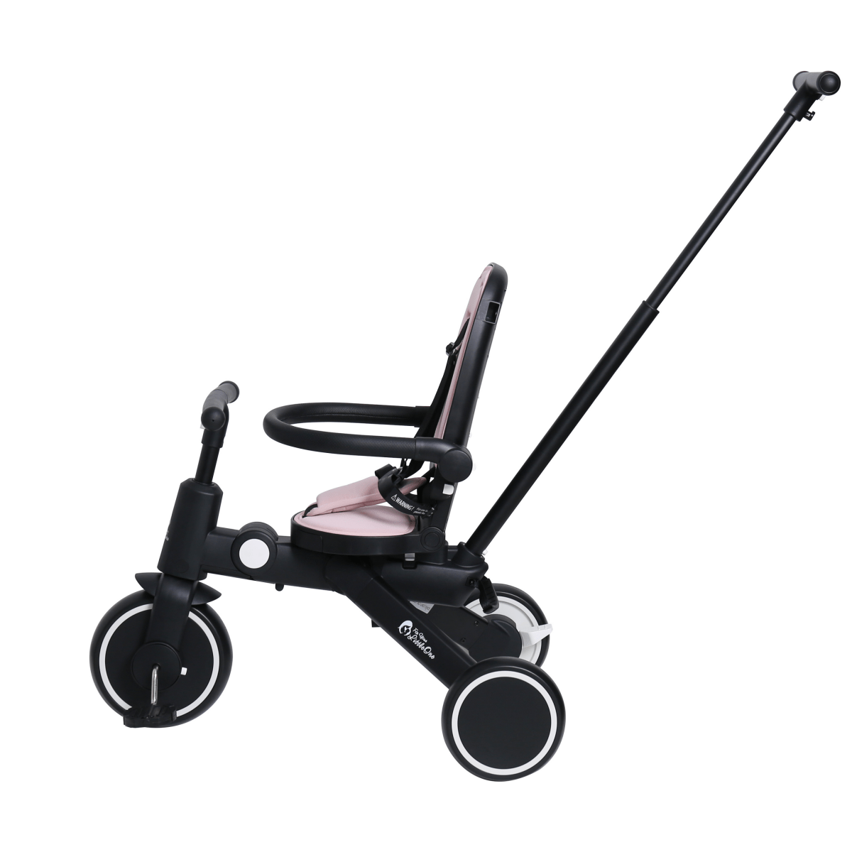 Foryourlittleone Xplor 6 in 1 Foldable Trike - Pastel Pink (10m-4y)
