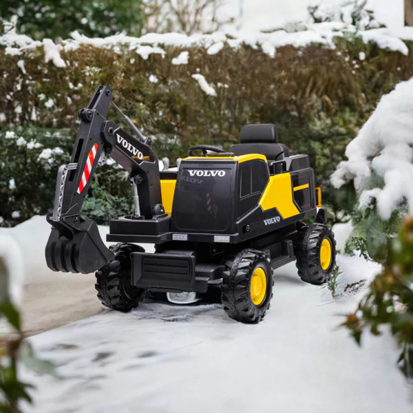 Licensed Volvo 12V Electric Digger & Excavator Ride On