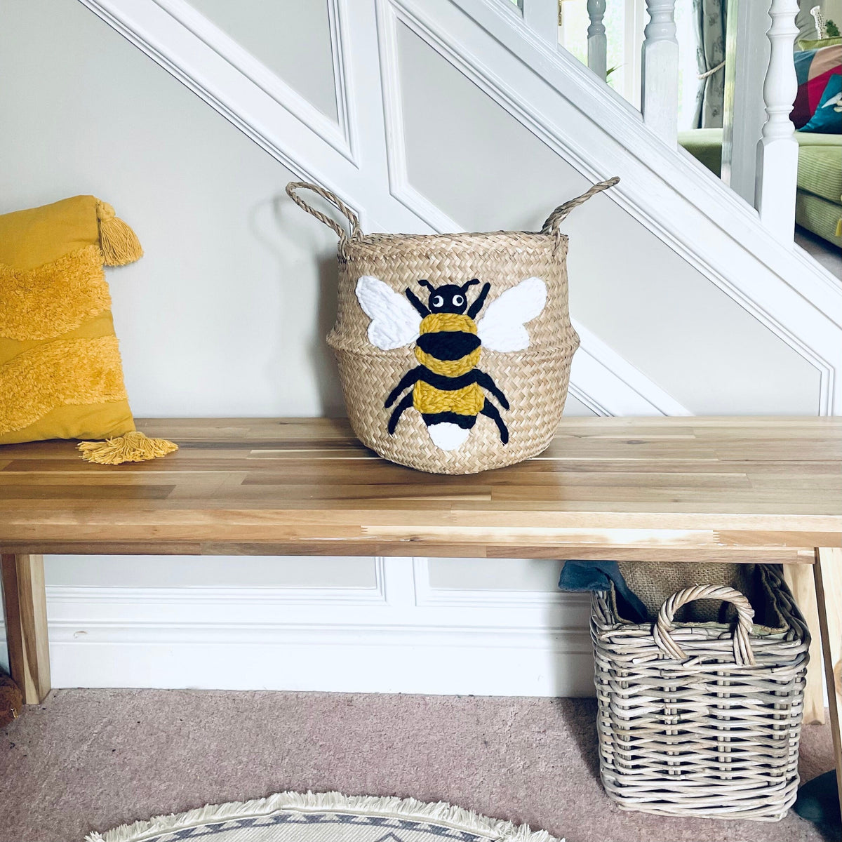 Bumble Bee Basket - Medium