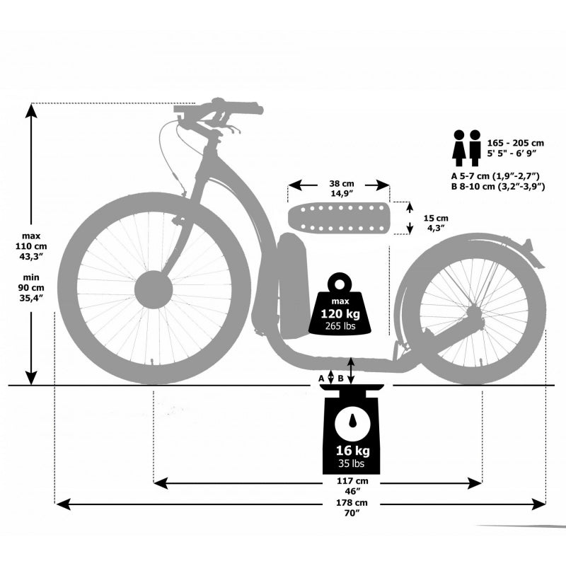 Kickbike E-Cruise Max Scooter