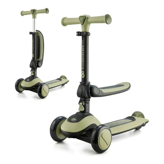 KinderKraft Halley Seated to Standing Scooter - Green