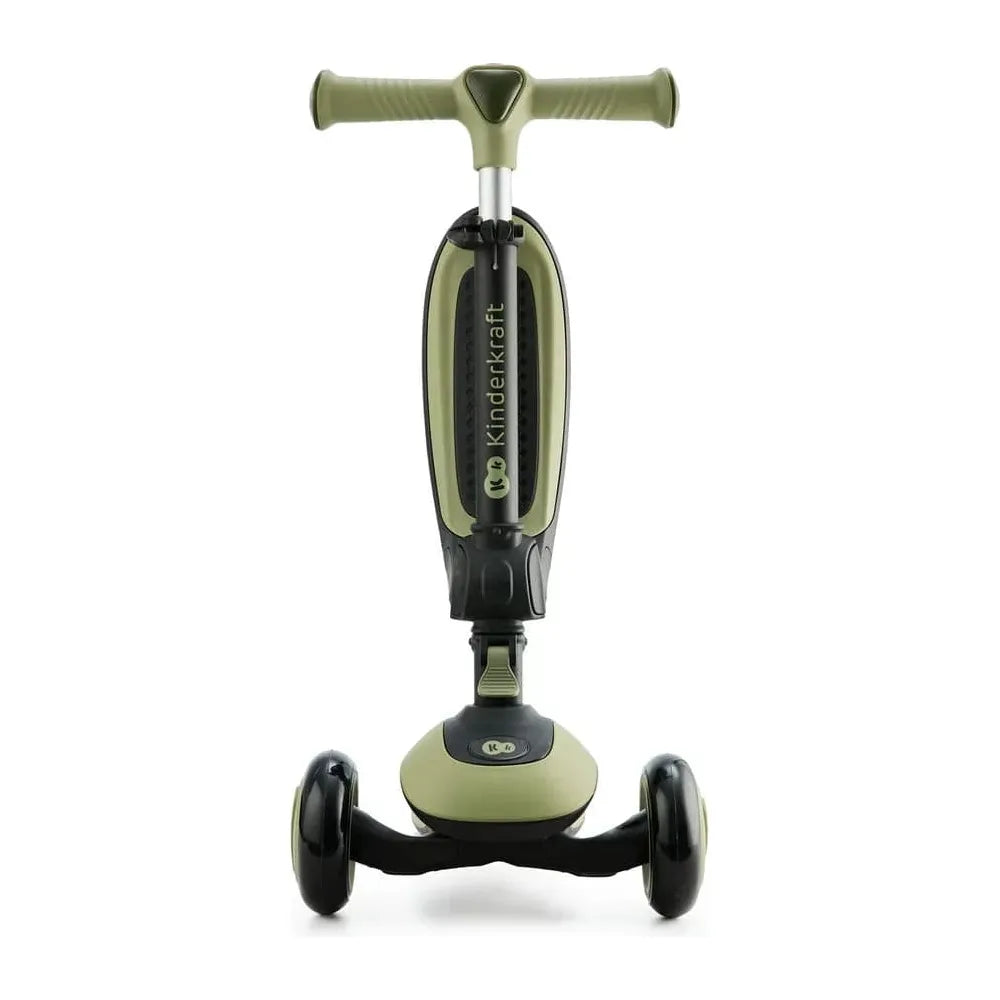 KinderKraft Halley Seated to Standing Scooter - Green front