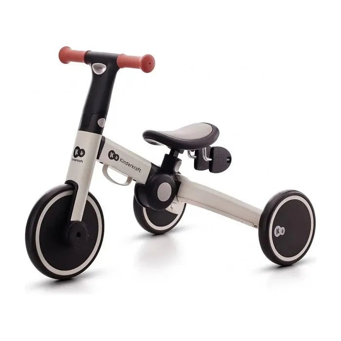 Kinderkraft 4Trike Tricycle - Silver Grey front left side