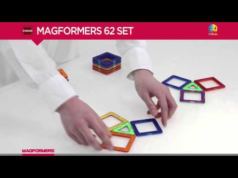 video of Magformers construction toy 62 Piece Set