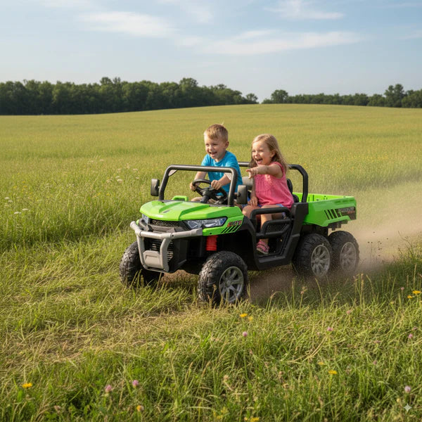 Gator 24V Two Seat Electric Ride-On with Tipping Feature