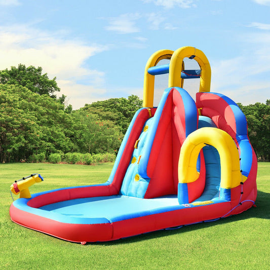 Inflatable Water Slide with Splash Pool