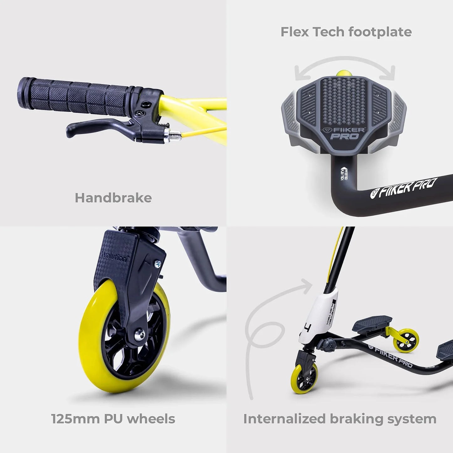 Yvolution Y Fliker Pro - White/Yellow