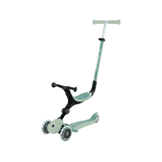 Globber Go Up Active Lights Eco Scooter - Pistachio
