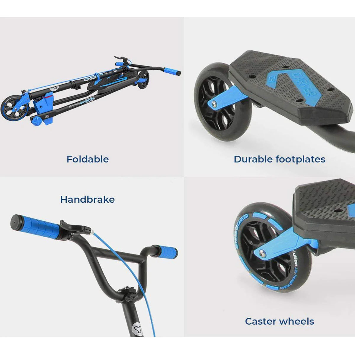 Yvolution Fliker Carver C3 - Blue