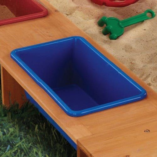 storage container of KidKraft Outdoor Sandbox with Canopy