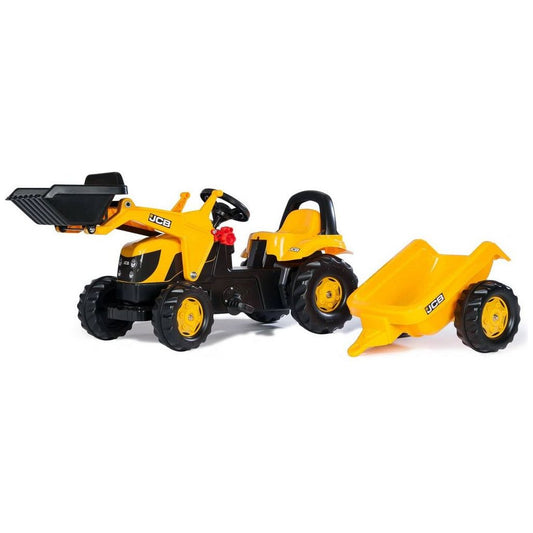 Rolly Toys JCB Tractor with Frontloader & Trailer