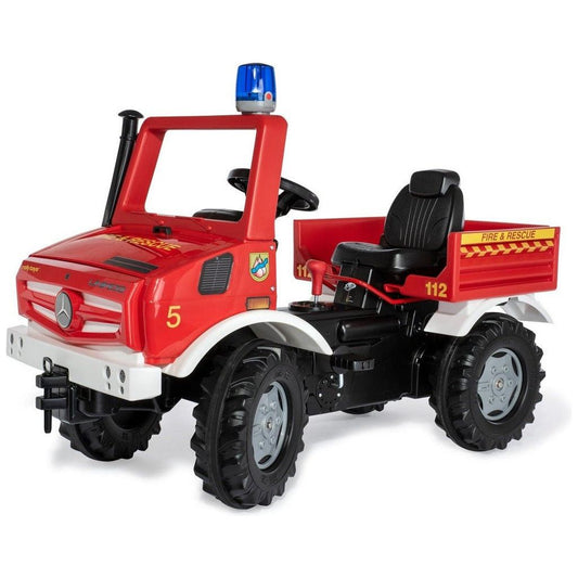 Rolly Toys Mercedes Unimog Fire & Rescue Truck side