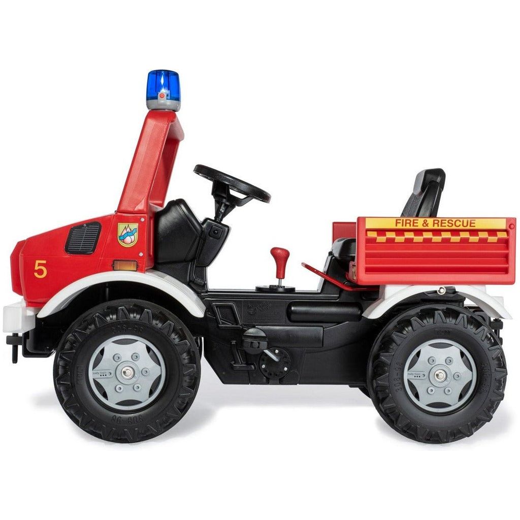 Rolly Toys Mercedes Unimog Fire & Rescue Truck side