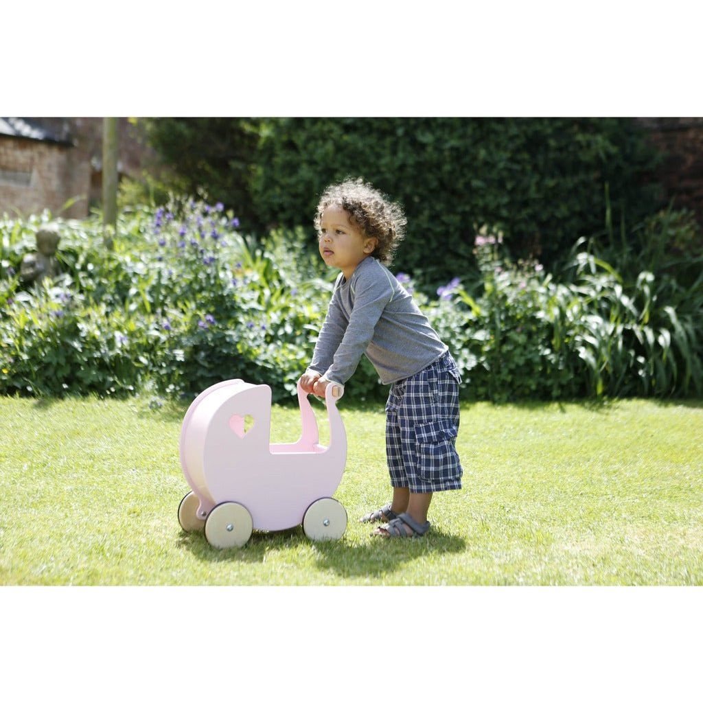 Moover Wooden Dolls Pram - 2 Years+ - Pink - The Online Toy Shop4