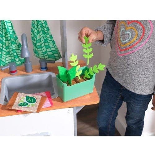 herbs in storage container from Kidkraft Terrace Garden Play Kitchen