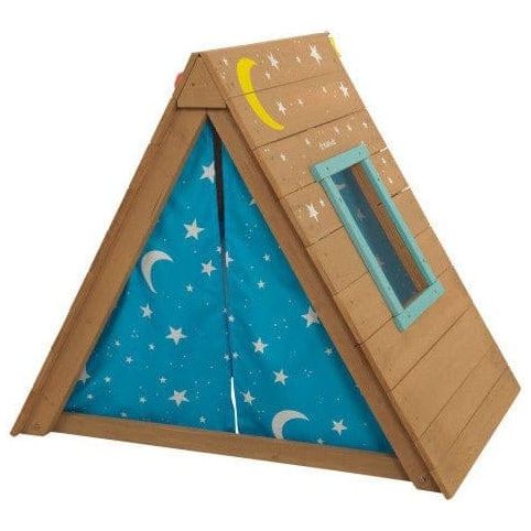 KidKraft A-Frame Hideaway & Climber front right with window