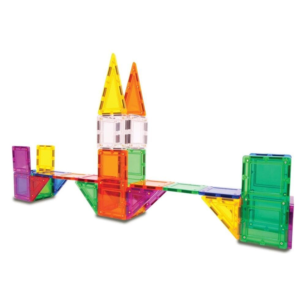 bridge made using Magformers TileBlox Construction Toy 60 Piece Set 