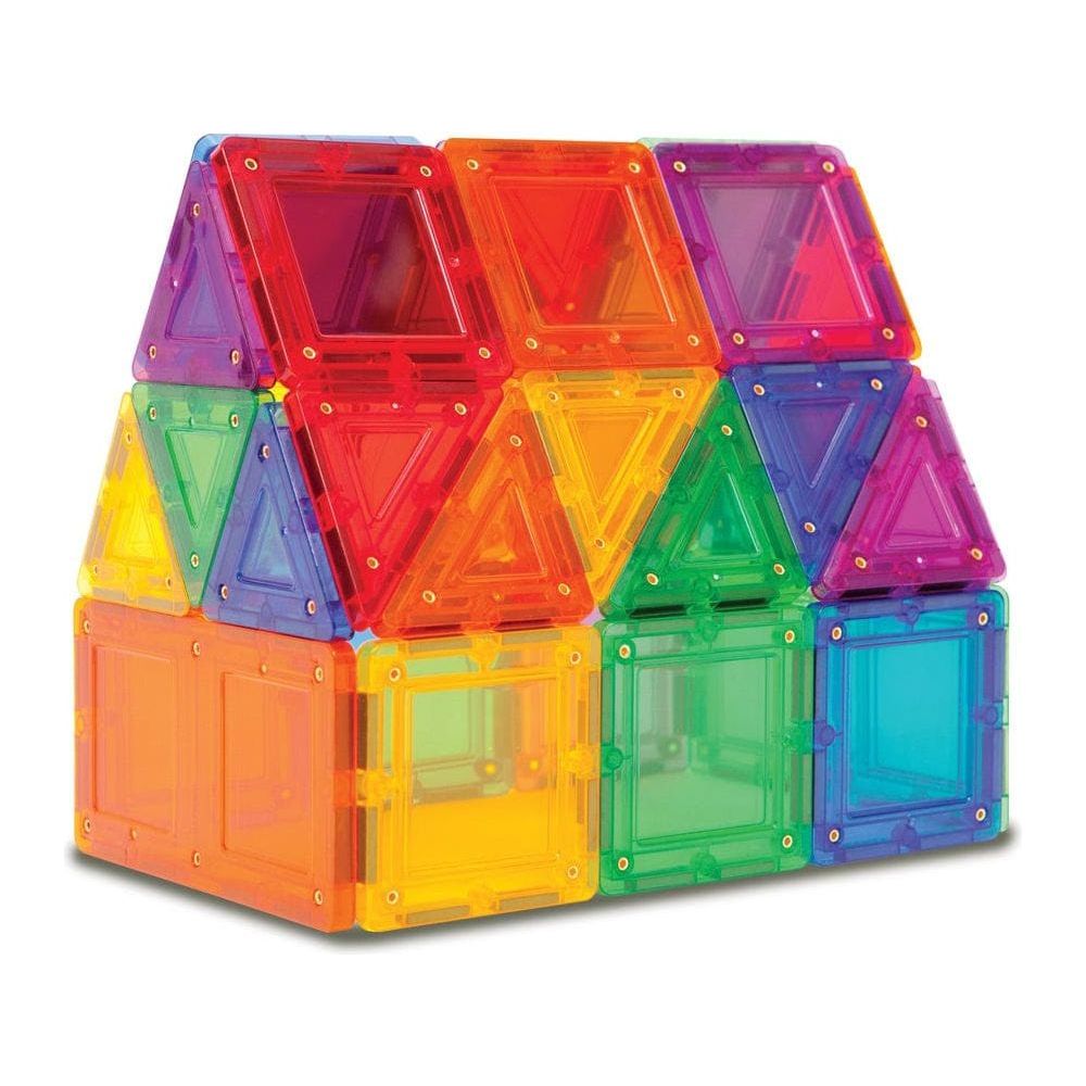 house made using Magformers TileBlox Construction Toy 60 Piece Set 
