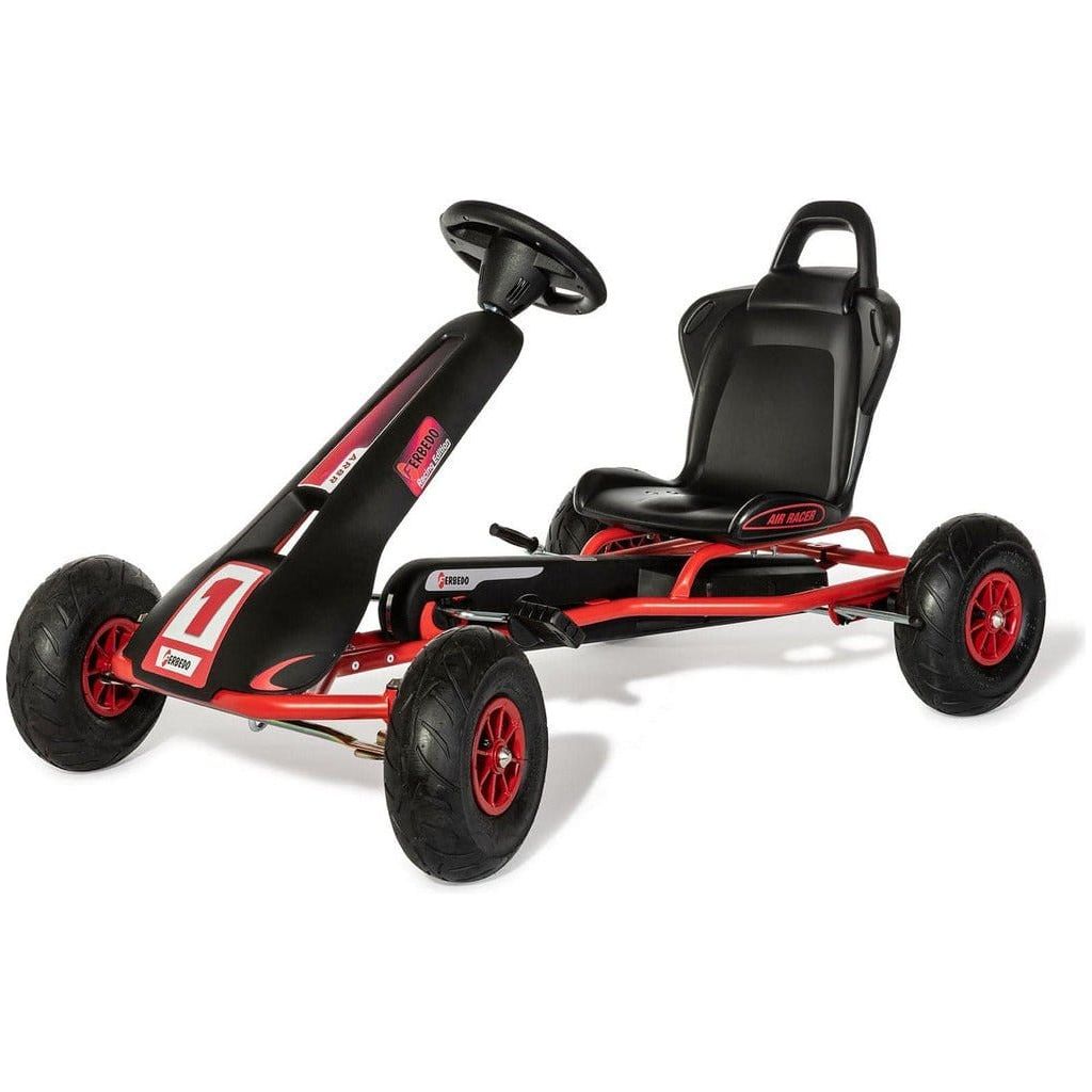 Ferbedo AR8R Go Kart in black and red front right side