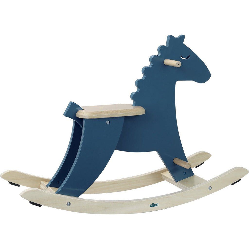 Vilac Hudada Rocking Horse - Blue rear