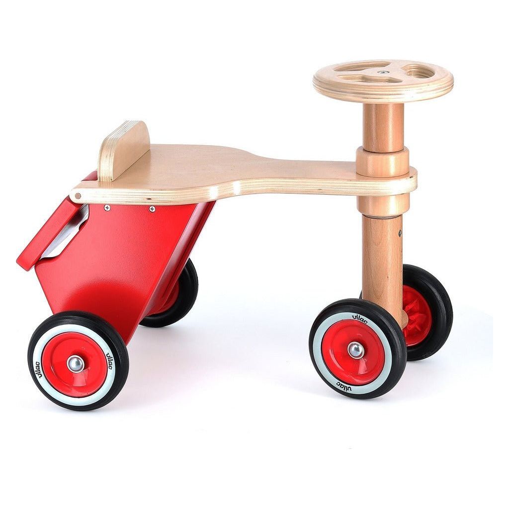Vilac Postman Ride On Wooden Tricycle side