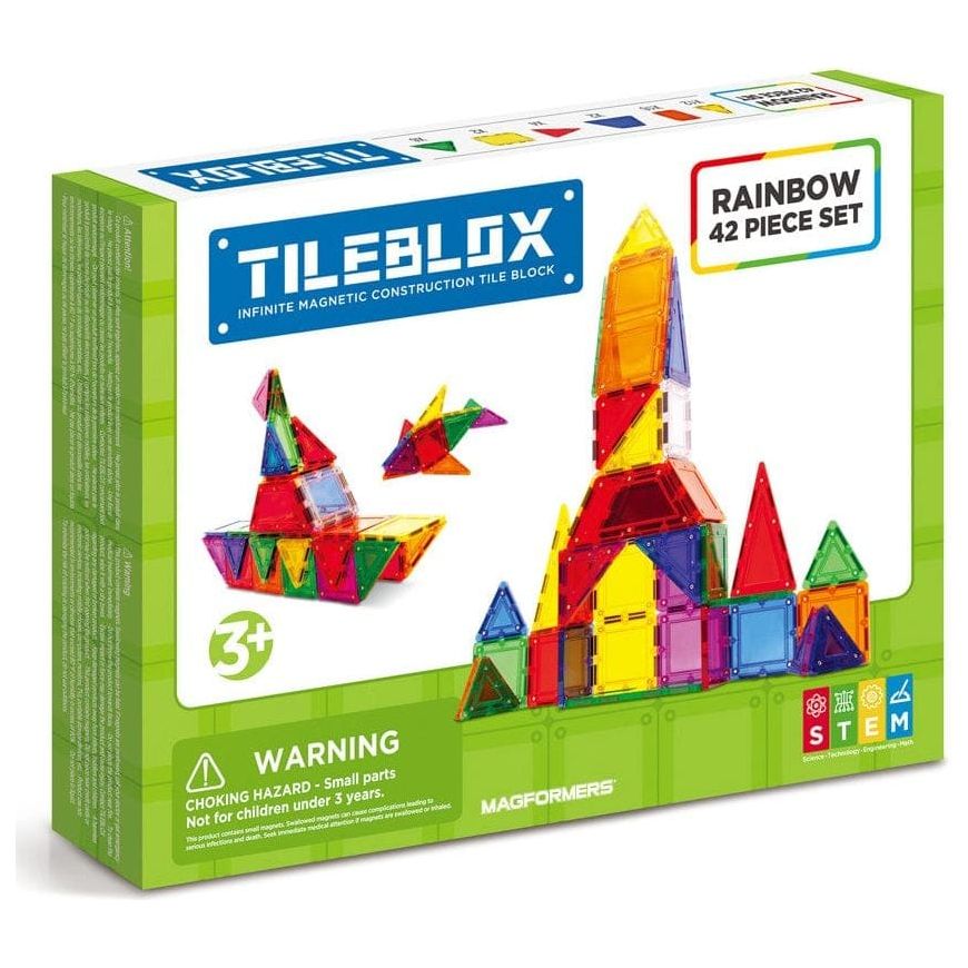 Magformers TileBlox 42 Piece Set front of box