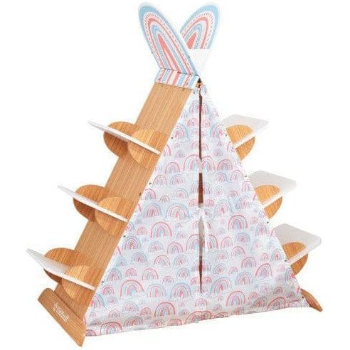KidKraft Book Nook Tent with Shelves with tent closed