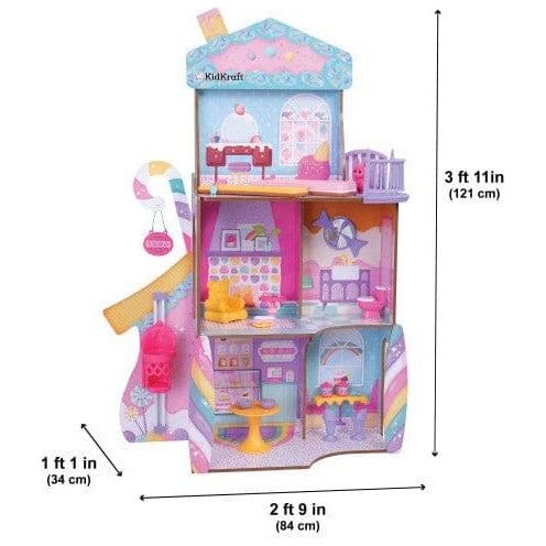 KidKraft Candy Castle Dollhouse dimensions