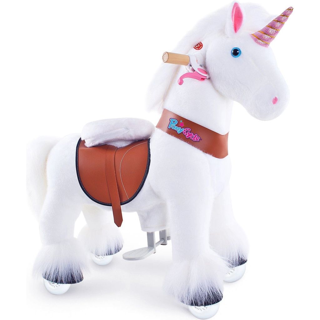 Ponycycle Unicorn Ride-on Toy Age 3-5 White
