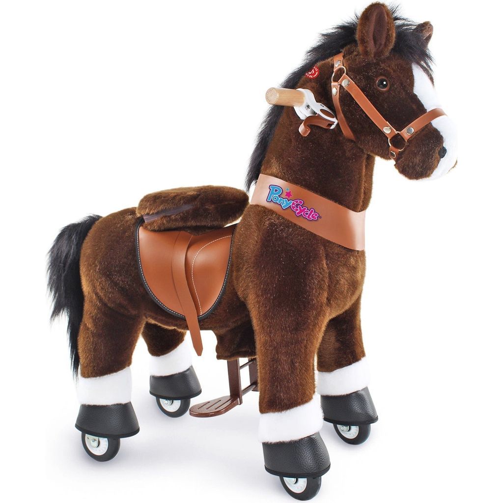 Ponycycle Ride-on Horse Toy Age 3-5 Chocolate