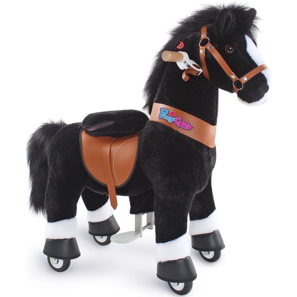 Ponycycle Horse Toy Age 3-5 - Black right side