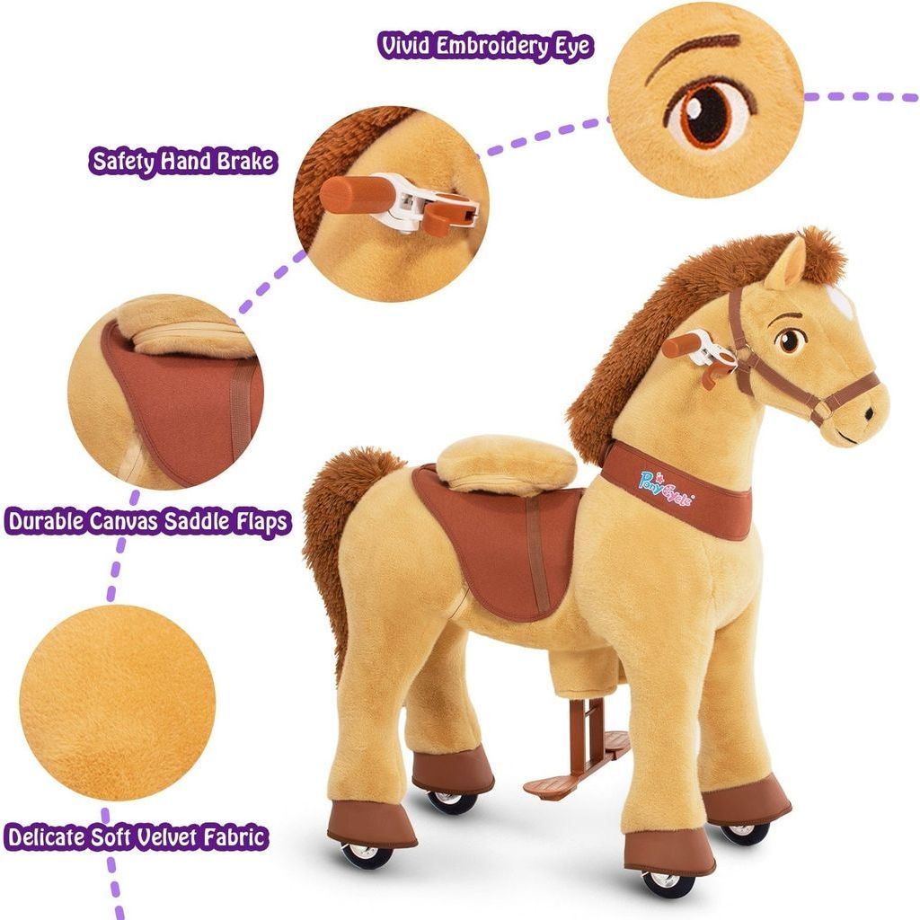 Ponycycle Model E Rocking Horse Toy Age 3-5 features