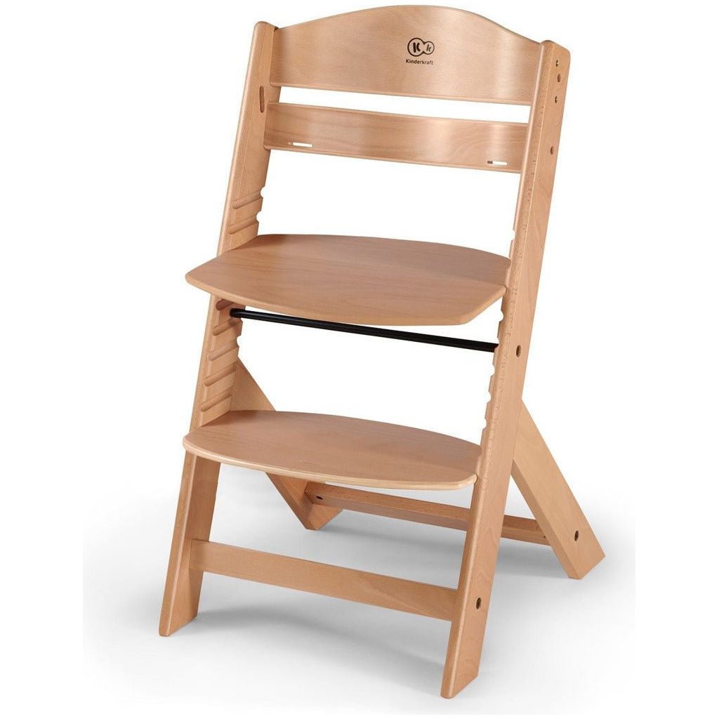 Kinderkraft Enock High Chair wood front