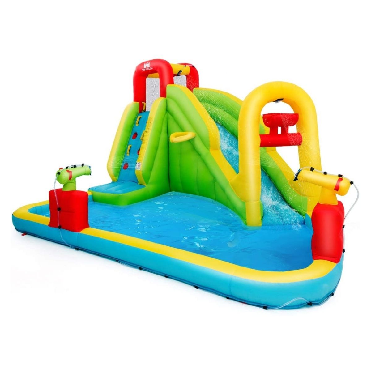 Inflatable Bouncy Castle with Water Slide and Pool Area for Kids