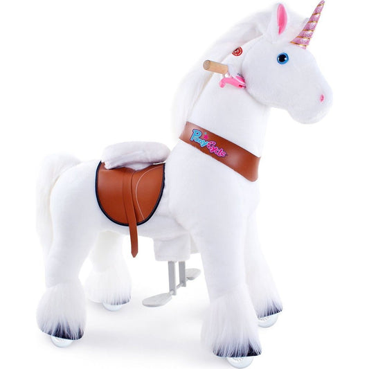 Ponycycle Unicorn Riding Toy Age 4-8 White