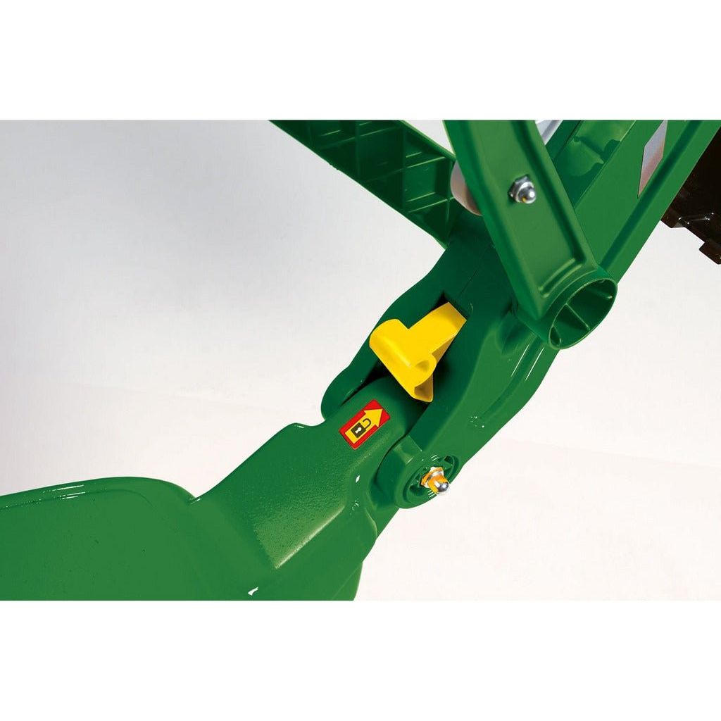 Rolly Toys John Deere Mobile 360 Degree Excavator controls close up