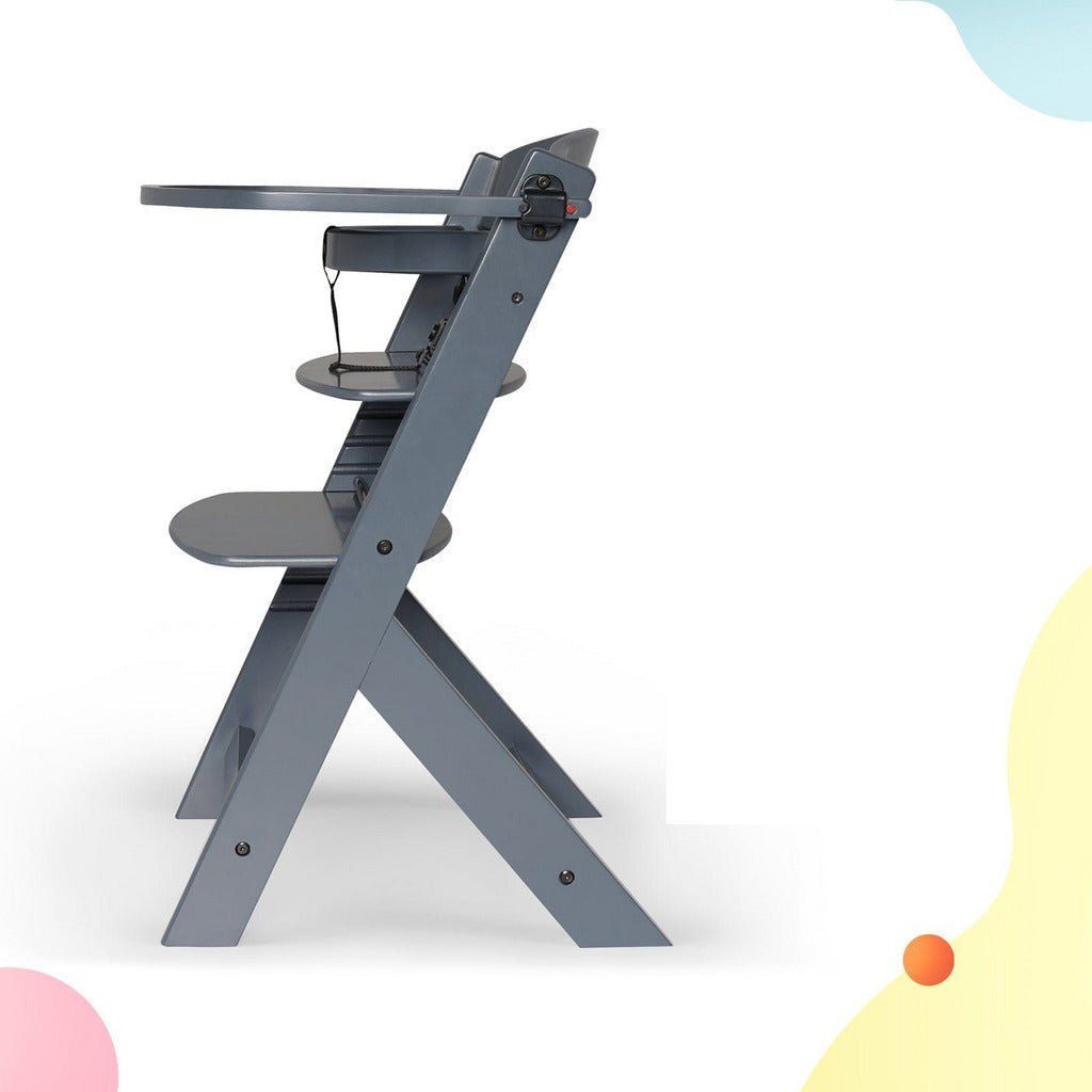 Kinderkraft Enock High Chair - Grey side