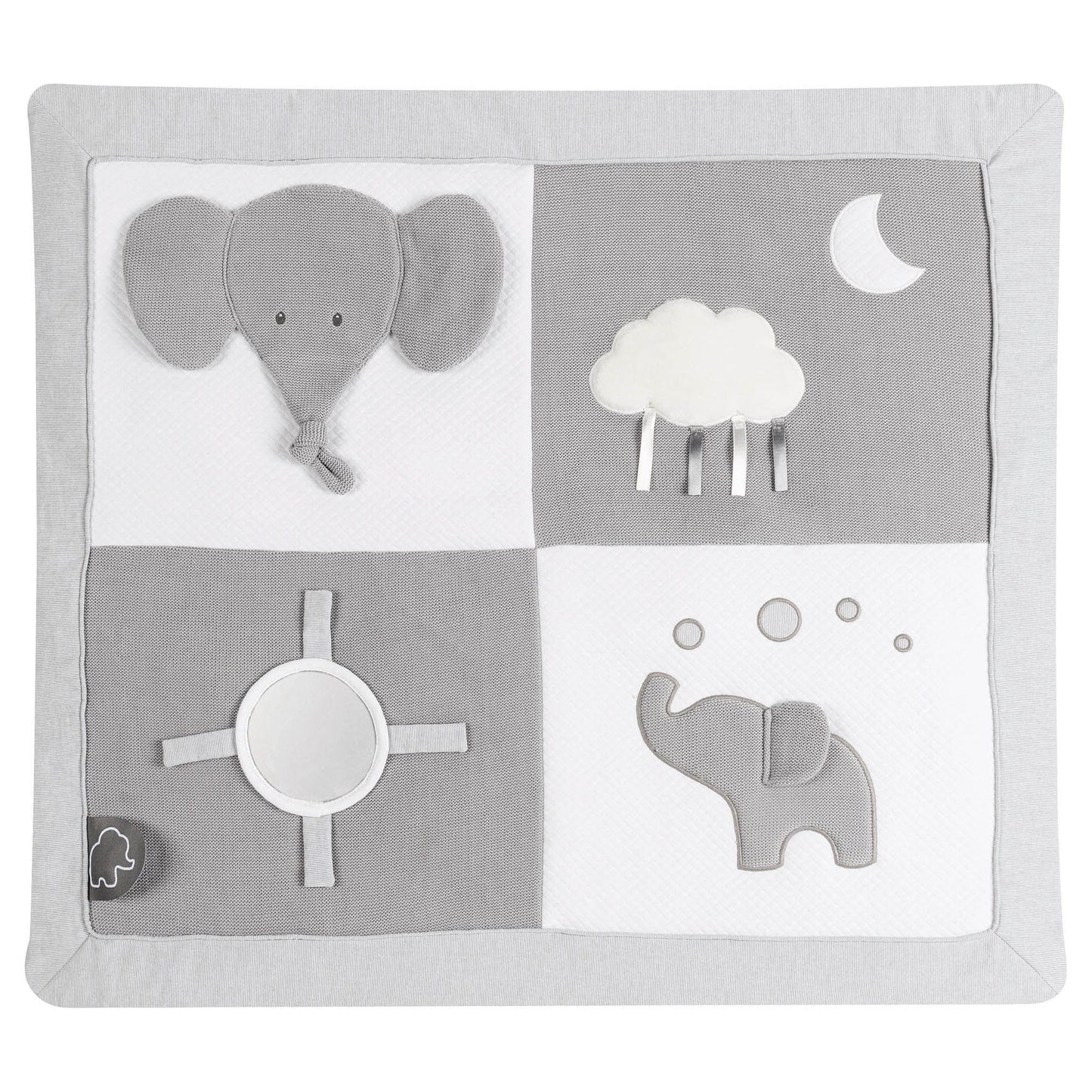 Nattou Baby Playmat - Tembo Elephant sheet close up
