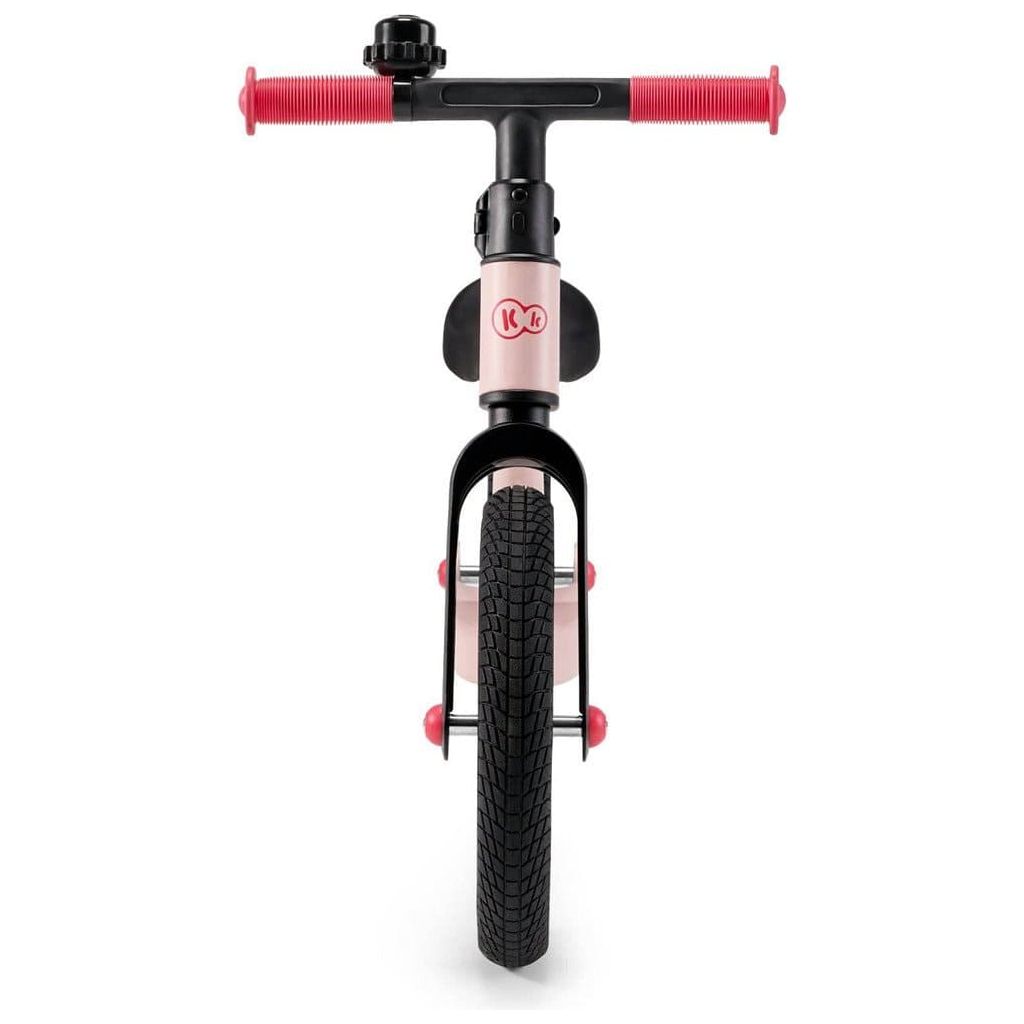 Kinderkraft Goswift Balance Bike - Pink front with bell